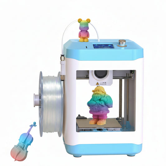 3D Printer for Kids and Beginners,Geeetech Mini 3D Printers with Auto Leveling,High Speed and Fully Open Source,Fully Assembled Direct Drive Extruder,For Home and School,Print Area 3.94×4.33×3.94 In