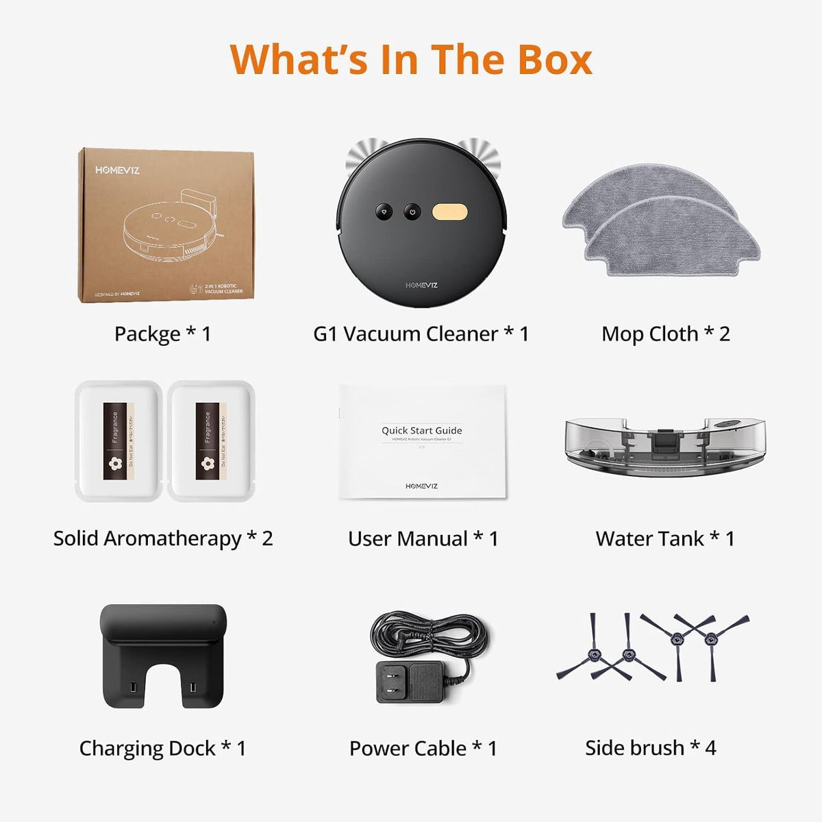 2-In-1 Robot Vacuum and Mop Combo - Robot Vacuum Cleaner with Air Aromatherapy, 8000Pa Super Suction, APP & Alexa Control, Self-Charging, Maps Multiple Floors, Ideal for Pet Hair/Carpets/Hard Floors