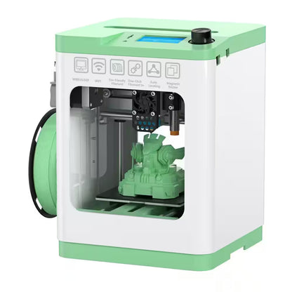 Wi-Fi Cloud Printing 3D Printer, Fully Assembled and Mini 3D Printer for Beginners and Kids with Auto Leveling